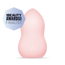 Мини-вибратор в форме бьюти спонжа пудрового цвета So Divine Beauty Vibe 