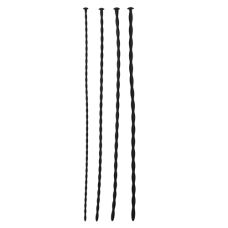 Набір уретральних стимуляторів силіконових чорних Sinner 4 штуки розмір S