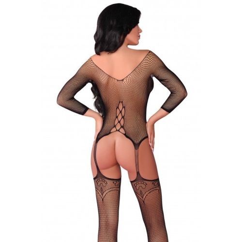 Бодістокінг з імітацією панчохи чорні Livia Corsetti Dalitso розміри S/L