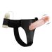 Вібрострапон порожнистий чоловічий з пультом управління бежевий Baile Vibrating Strap On