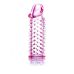 Насадка на член рельєфна рожевого кольору Boss series 