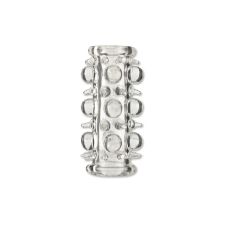 Насадка на член рельефная прозрачного цвета Boss series 