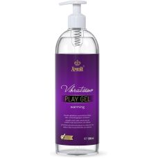 Розігріваючий лубрикант зволожуючий та сприятливий тривалому та легкому ковзанню на водній основі Vibratissimo Play Gel Warming 1000 мл