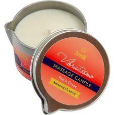 Свеча для массажа с низкой температурой плавления и ароматом персика Vibratissimo 50 мл