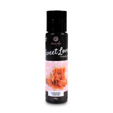 Їстівний гель для прелюдій для сосків шиї та інших ерогенних зон зі смаком солодкої карамелі Secret Play Sweet Love 60 мл