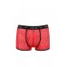 Чоловічі боксерки з вирізом ззаду та малюнком червоного кольору Passion Parker 046 розміри 2XL 3XL
