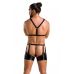 Сексуальний комплект чоловічий чорного кольору Passion 047 Aron розміри L XL