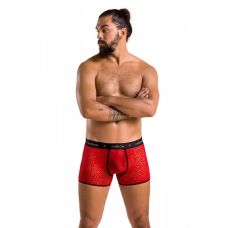 Чоловічі боксерки з вирізом ззаду та малюнком червоного кольору Passion Parker 046