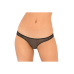 Трусики с открытым доступом сзади черного цвета Rene Rofe Lingerie Pure Nv Crotchless Panty Black размеры S M