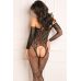 Бодістокінг з відкритим доступом чорного кольору Rene Rofe Lingerie Make you melt bodystocking black розмір Оne size 