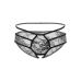 Мереживні трусики з відкритою інтимною зоною чорного кольору Daring Intimates Jade розміри S M Мереживні трусики з відкритою інтимною зоною чорного кольору Daring Intimates Jade розміри S M