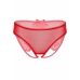 Сексуальные кружевные трусики с открытой интимной зоной красные Nicolette Daring Intimates, размер S/M Сексуальные кружевные трусики с открытой интимной зоной красные Nicolette Daring Intimates, размер S/M