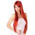 Еротична перука з довгим прямим волоссям червоного кольору Foxshow