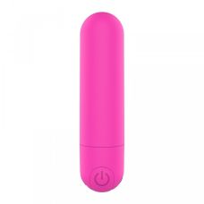 Вибропуля для стимуляции клитора розового цвета Boss series 