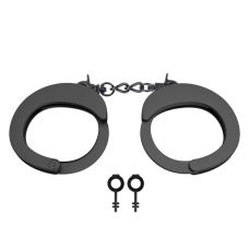 Наручники розбірні БДСМ металеві матові чорні Roomfun