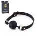 Кляп із кулькою в рот БДСМ силіконовий чорного кольору Roоmfun Mouth Ball Gag Кляп із кулькою в рот БДСМ силіконовий чорного кольору Roоmfun Mouth Ball Gag