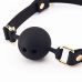 Кляп із кулькою в рот БДСМ силіконовий чорного кольору Roоmfun Mouth Ball Gag Кляп із кулькою в рот БДСМ силіконовий чорного кольору Roоmfun Mouth Ball Gag