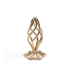 Анальна пробка металева, прути - спіраль Sevanda Lockink розмір L