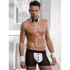 Костюм Сексуального Официанта для ролевых игр черно белого цвета Sunspice размер Оne size 