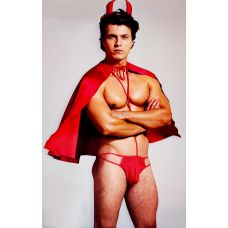 Костюм чертика для ролевых игр красный Sunspice размер One Size 3 предмета