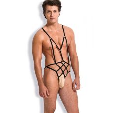 Сексуальный мужской комплект белья Sunspice 2 предмета размер S/M черный