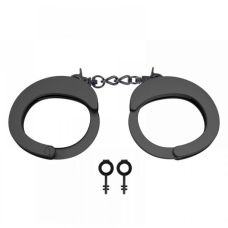 Наручники разборные металлические чёрные Premium Metal Romfun