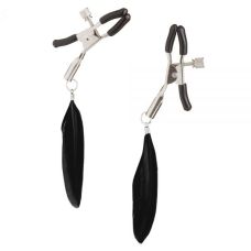 Зажимы на соски черного цвета Nipple play