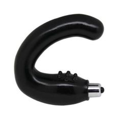 Силиконовый вибро-массажер простаты чёрный Spotexplore