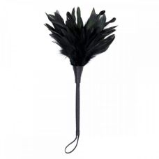 Метелочка с перьям чёрная