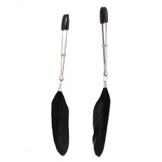 Зажимы на соски Перышки черные Lucky Bay Nipple Play