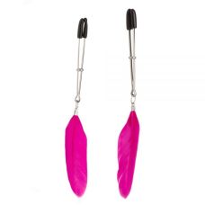 Зажимы на соски Перышки розовые Lucky Bay Nipple Play