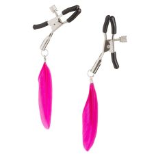 Зажимы на сосочки Перышки розовые Lucky Bay Nipple Play