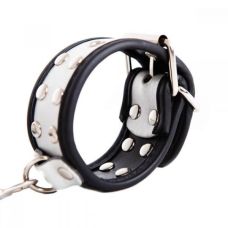 Наручники зі штучної шкіри Hand cuffs Silver