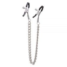 Зажимы на соски с цепочкой Nipple play Chain Heavy Metall