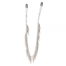 Зажимы на соски Nipple play пинцет Chain and Spike