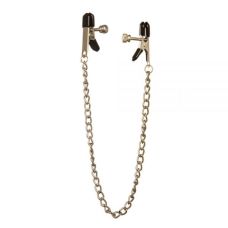 Зажимы на соски Nipple play плоские цепь легкая