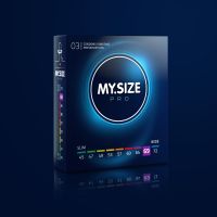 Презервативы ультратонкие с силиконовой смазкой My Size Pro 69 3 штуки