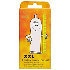 Презервативы увеличенного размера из натурального латексного материала высокого качества Amor XXL 12 штук
