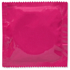 Презерватив із силіконовим мастилом та накопичувальним резервуаром для сперми з екзотичним ароматом стиглого апельсина рожевого кольору Amor Orange 1 штука