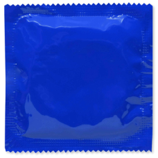 Презерватив з ароматом фруктового коктейлю у яскравому синьому кольорі Amor Tutti-Frutti 1 штука