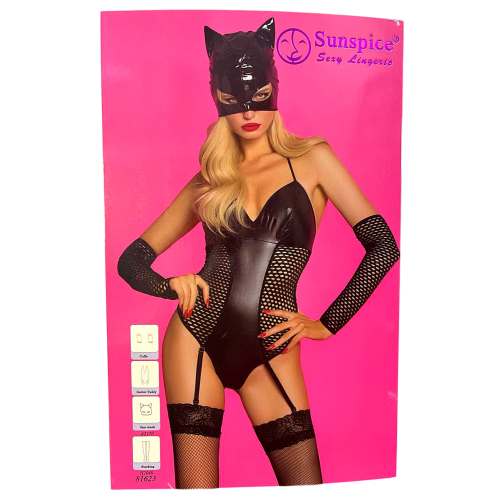 Костюм Кошечки для ролевых игр черного цвета Sunspice размеры S/M