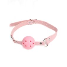 Кляп-кулька в рот на ремінці рожевий Star Night розмір One Size