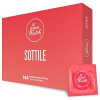 Ультратонкие презервативы из латекса прозрачного цвета Love Match Sottile 1 штука