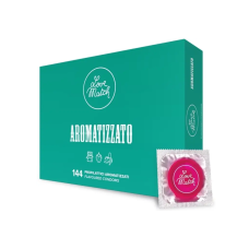 Ароматизированные презервативы с ароматом клубники красного цвета Love Match Arromatizato 1 штука