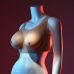 Накладная грудь топ бежевая Gender X Undergarments Plate C-Cup 280 мм