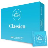 Плотнооблегающие презервативы прозрачного цвета Love Match Classico 144 штуки