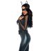 Костюм кошечки для ролевых игр черного цвета Leg Avenue Wicked Kitty размер М 4 предмета  Костюм кошечки для ролевых игр черного цвета Leg Avenue Wicked Kitty размер М 4 предмета