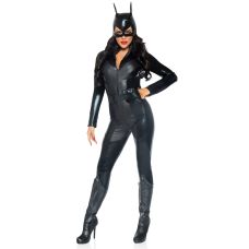 Костюм Бетмена супергероя жіночий для рольових ігор чорного кольору Leg Avenue розмір S 3 предмета