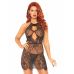 Еротична сукня чорного кольору Leg Avenue розмір S Lace Black розмір S Еротична сукня чорного кольору Leg Avenue розмір S Lace Black розмір S