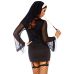 Костюм монашки для рольових ігор чорного кольору Leg Avenue Twisted Sister 2 предмета розмір S M